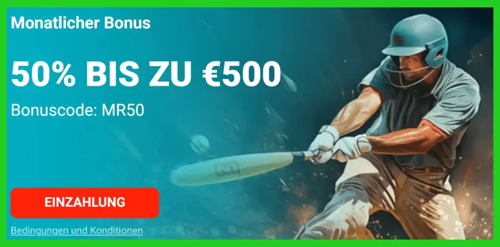 Der monatliche Bonus des Sportwettenanbieters N1Bet