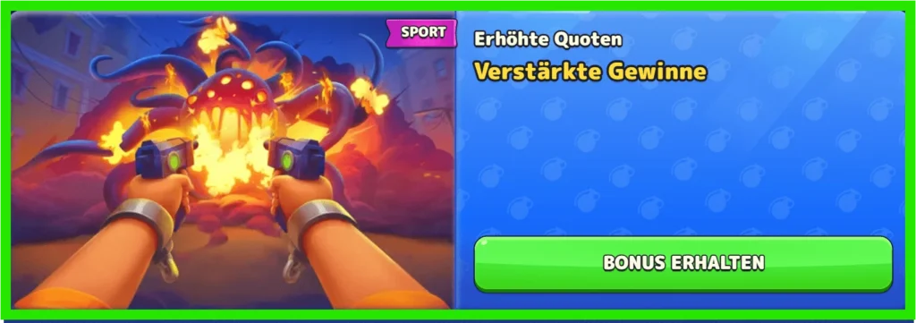 Der Quotenboost des Wettanbieters Pistolo