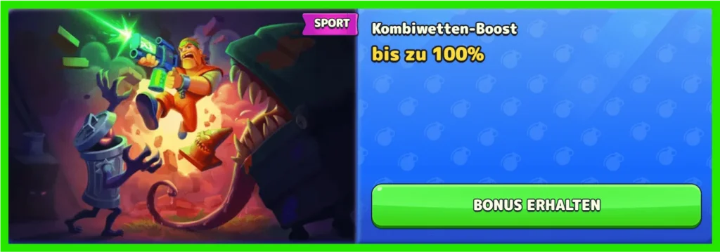Der Kombiboost des Wettanbieters Pistolo