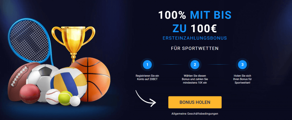 20Bet Bonus