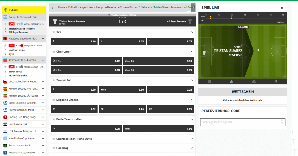 BetsAmigo Livewetten