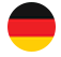 Deutschland Flagge rund und transparent