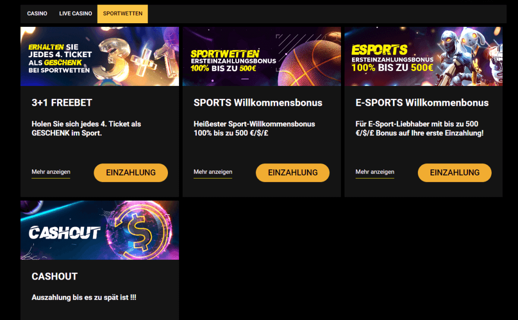 Goldenbet Bonus für Bestandskunden