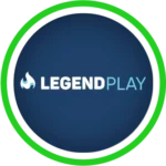 Rundes Logo des Wettanbieters LegendPlay