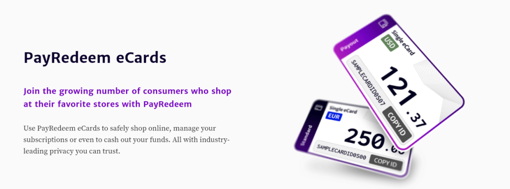 PayRedeem Guthabenkarten