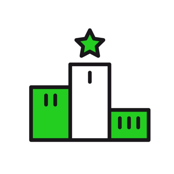 Icon für Podium mit Stern