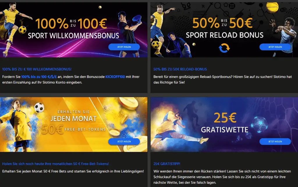 Slotimo Bonus für Bestandskunden