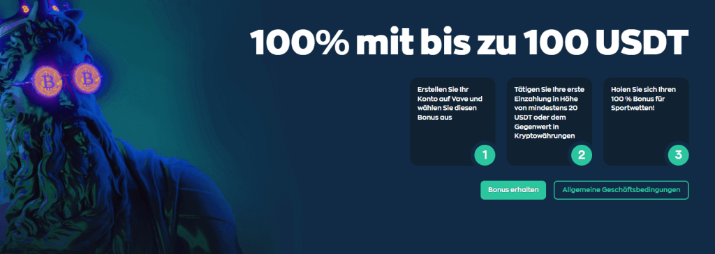 Vave Sportwetten Bonus